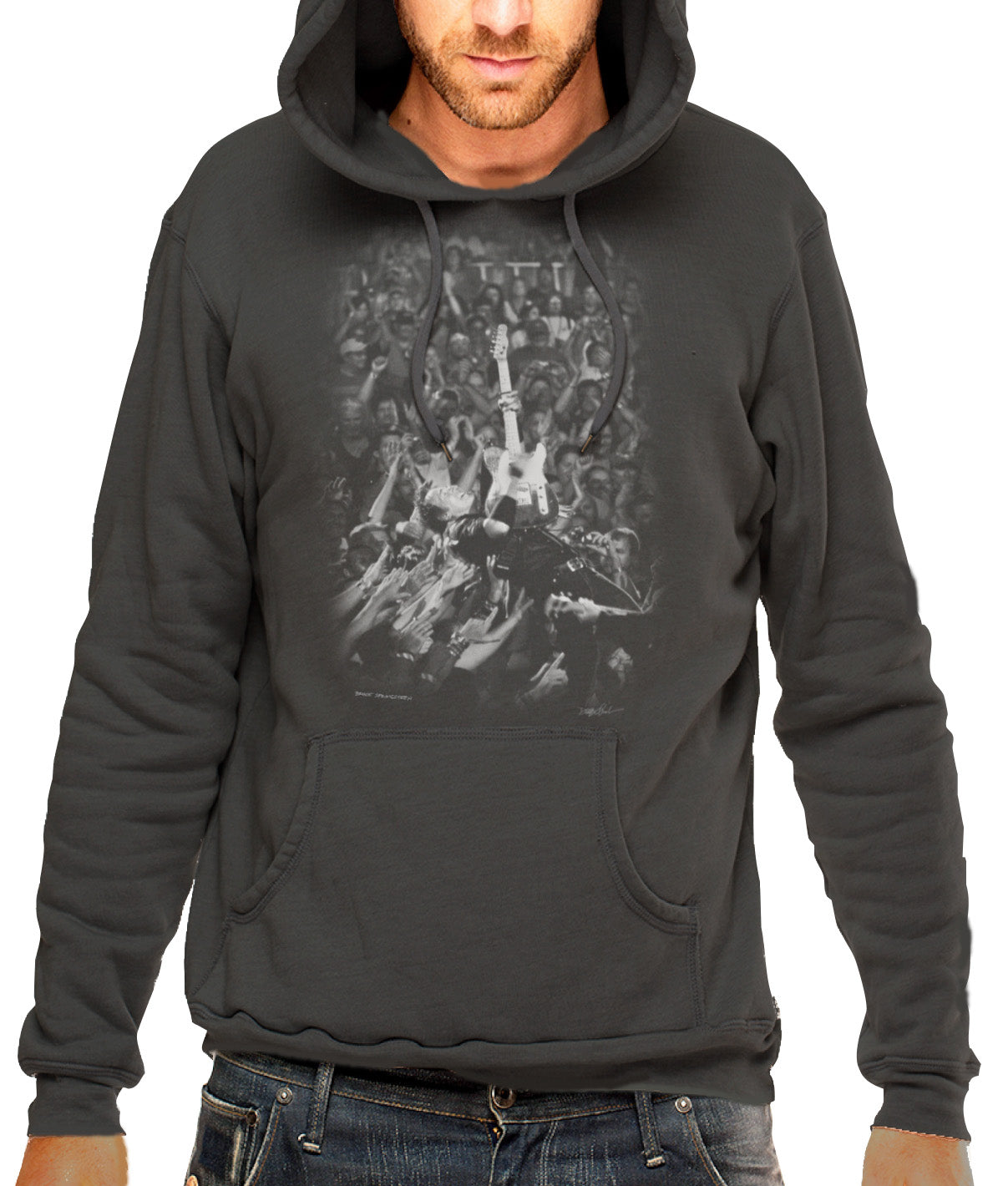 Bruce Springsteen "Crowd" (Unisex Plush Pullover Hoodie)